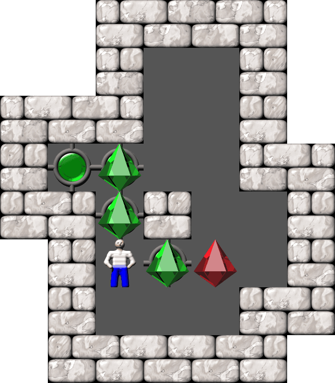 Sokoban Sharpen Collection level 136